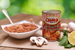 کنسرو لوبیا با قارج